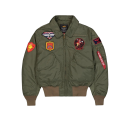 CAZADORA CWU-45/P PARCHES ALPHA INDUSTRIES