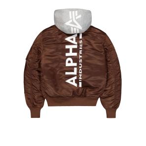 CHAQUETA MA-1 BOMBER CON CAPUCHA DESMONTABLE.