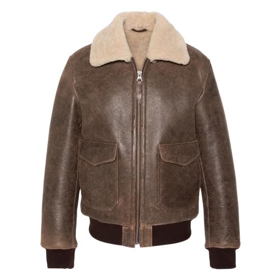 FLIGHT JACKET DOUBLE FACE SHEEPSKIN.
